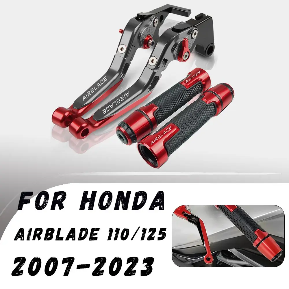 

Для Honda Airblade 110/125 2007-2023 складной рычаг тормоза сцепления ручной тормоз руль рукоятка ручной захват аксессуары для мотоциклов