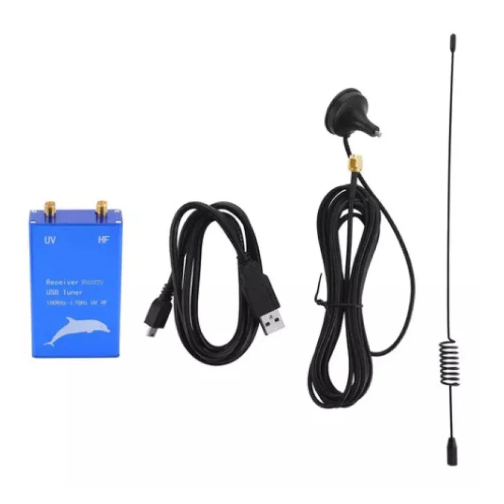 

1pc RTL2832U+R820T2 100Khz-1.7Ghz UHF Vhf Hf Rtl. USB Tuner Receiver AM FM Radio High-selling Tool Accessories