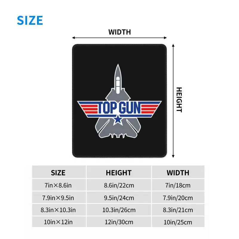 Myśliwce Top Gun podkładka pod mysz do gier antypoślizgowa gumowa podstawa podkładka pod mysz Maverick Film Office Laptop PC podkład na biurko