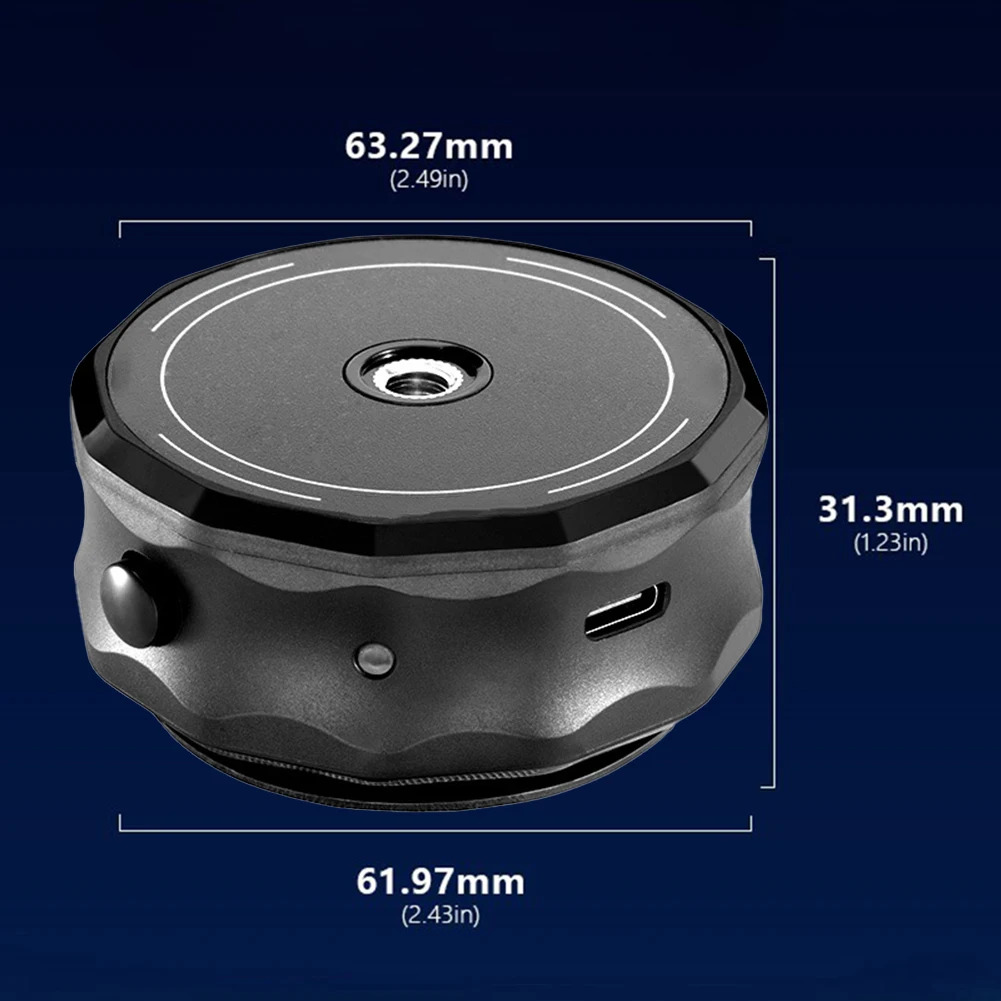 Sports Camera Magnetic Bracket Type-C Rechargeable Vacuum Electric Suction Cup For DJI Pocket 3/Action5/instaX4 Camera Parts