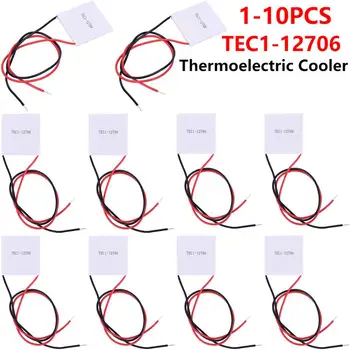 10pcs TEC1-12706 Thermoelectric Cooler Peltier Elemente Module 65W 12V 5.8A Peltier Plate Module for Semiconductor Cooling