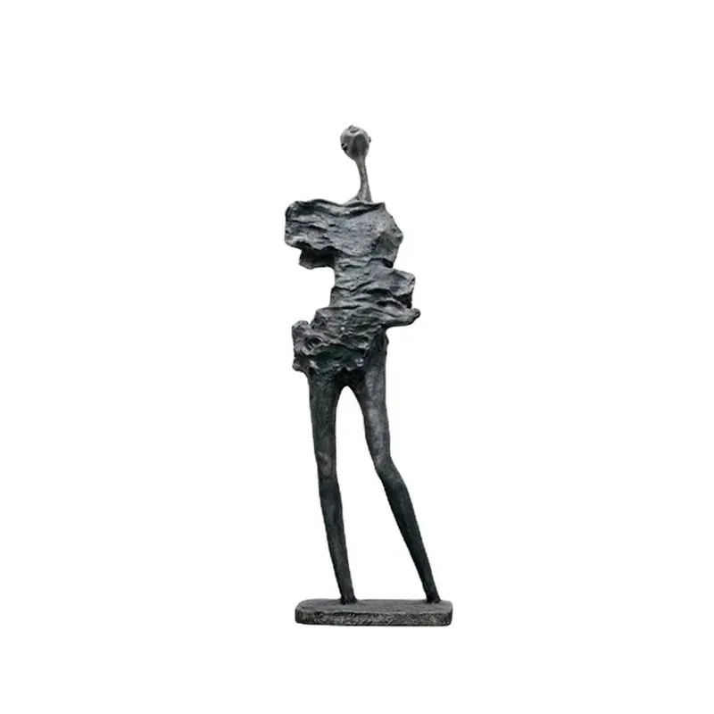 【Hot】Modern abstract art welcome character sculpture, hotel lobby sales department window creative decoration floor ornament