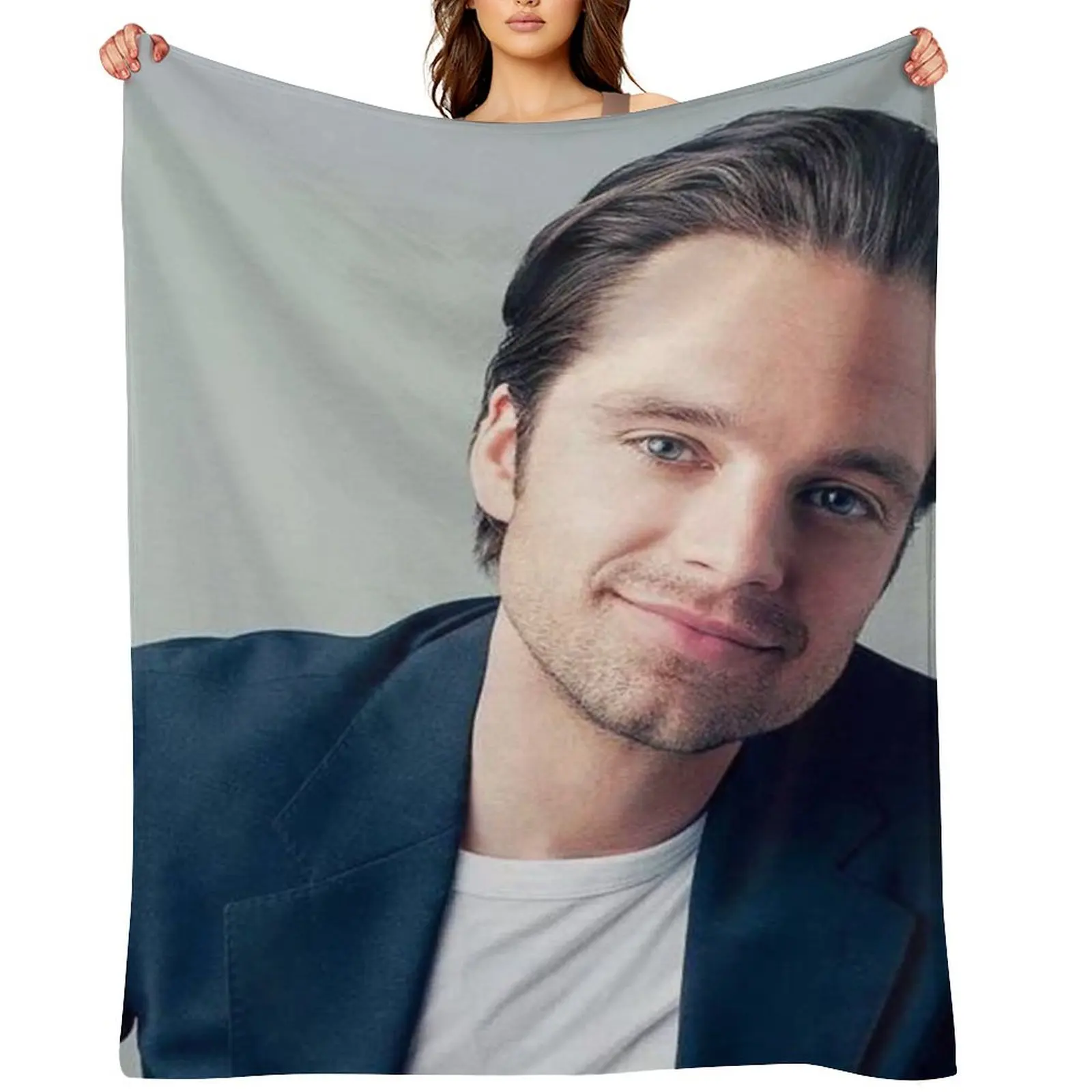 

Sebastian Stan Throw Blanket Blankets For Sofas Travel Summer Quilt Blankets