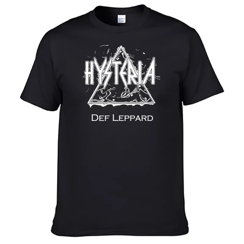 Histeria Def Leppards 100% хлопковая футболка N024