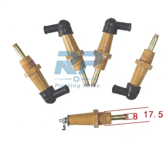 10pcs Electromagnetic Clutch Carbon Brush Copper Pillar for Roland Heidelberg Komori KBA Offset Printing Machine