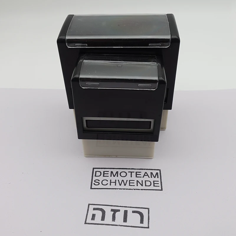 

Custom Self-Inking Stamps Personalized Rubber Seal Office Company LOGO Book Seal Business Return Address Stamp