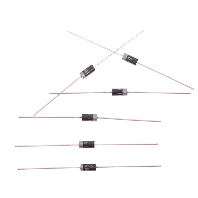 50Pcs Schottky Rectifier Diodes 1N5817 1N5819 Direct Insertion Schottky Diodes DO-41 1A 20V-40V IN5817 IN5819