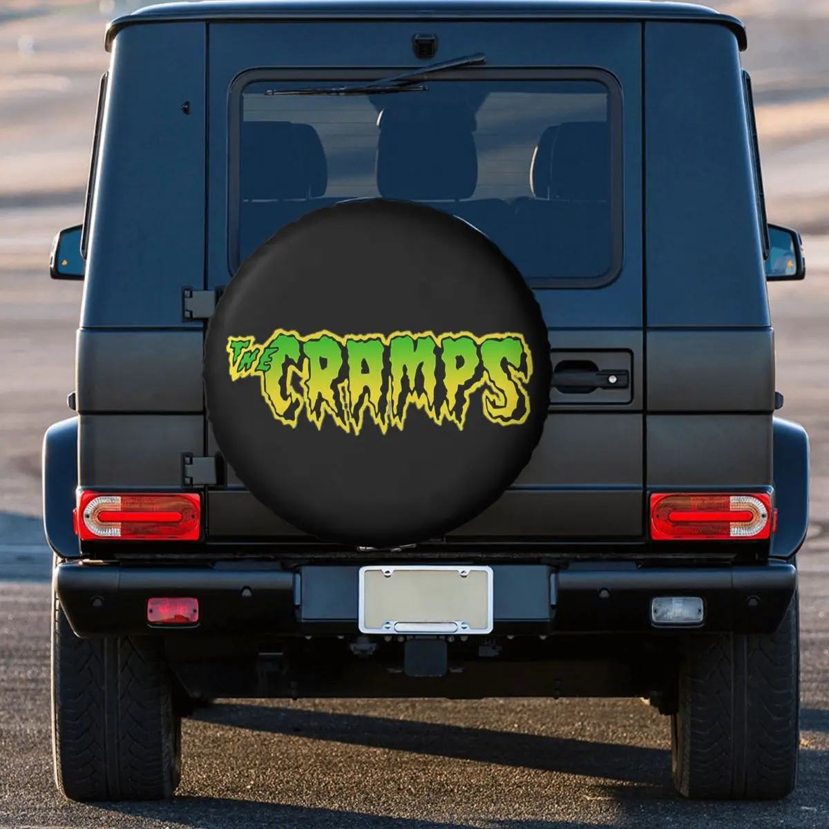 Custom The Cramps Spare Tire Cover for Car Pajero 4x4 Wheel Protector Covers 14