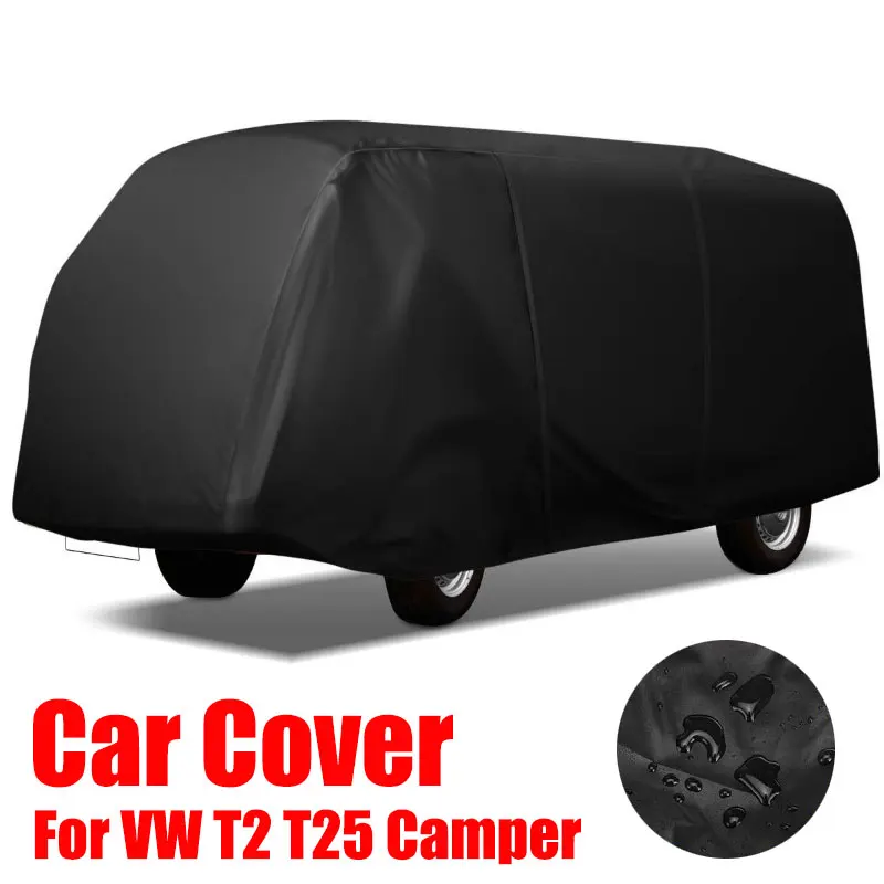 

Universal Camper Van Washable UV Resistant Waterproof Sunshade Breathable Full Car Cover Full Body Cover Outdoor For VW T2 T25