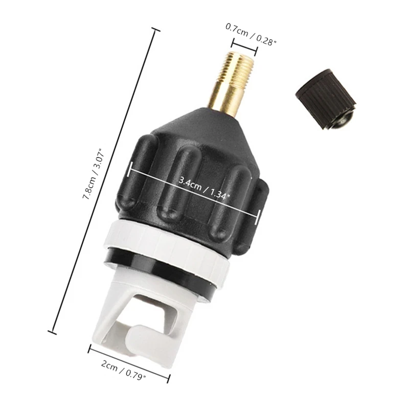 Адаптер для воздушного клапана, надувной адаптер для гребной лодки, прочный адаптер для воздушного клапана, нейлоновый адаптер для Каяка, надувной