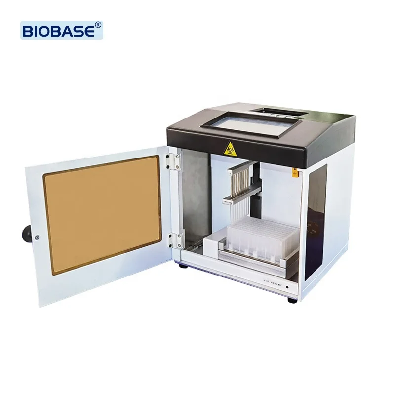 Automated Nucleic Acid Extraction System Machine DNA RNA 8 Samples Nucleic Acid Extractor