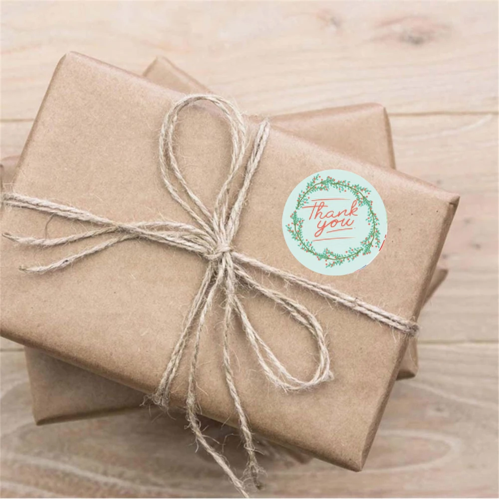 500 قطعة Kawaii شكرا لك ملصقات شكرا لك لدعم بلدي الأعمال الصغيرة ملصقات للتسمية ل حزمة صندوق القرطاسية الديكور