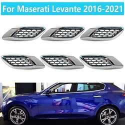 For Maserati Levante 2016-2021 Car Front Side Grille Air Intake Fender Vents Grill Auto Accessories 670065951 670065952