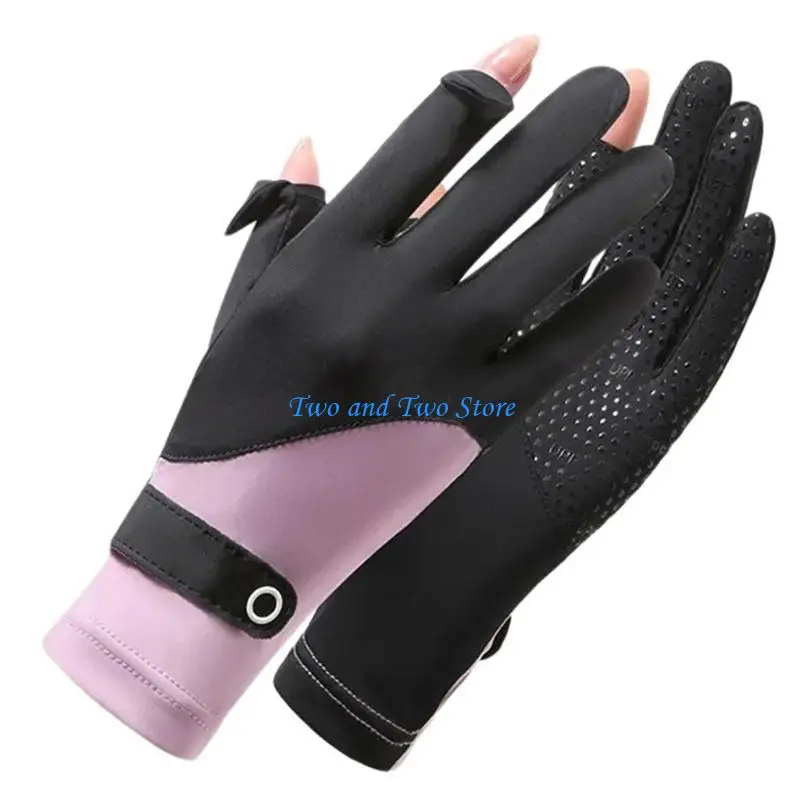 

HX6F Ice Silk Cooling Gloves for Outdoor Sport Fishing Cycling Cooling Gloves Armwear