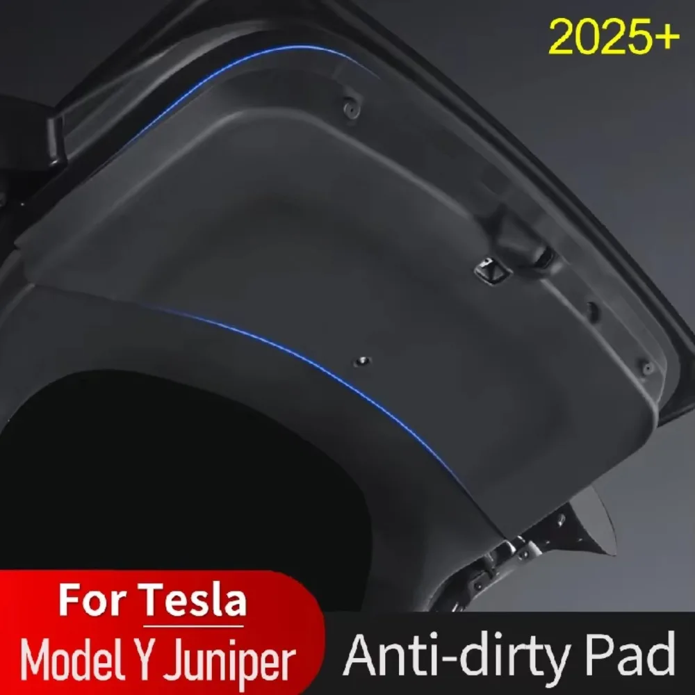 for Tesla Model Y Premium Juniper 2025 2026 Trunk Tailgate Protection Pad Trunk Mat Anti-dirty Liner TPE Interior Accessories