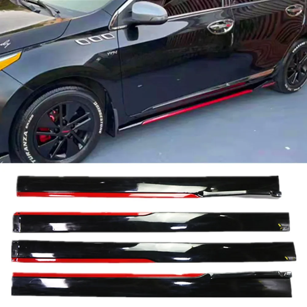 Side Skirt Skirts Car Universal For Altis Carbon Fiber Side Golf Mk4 One Piece Four Pieces Two
