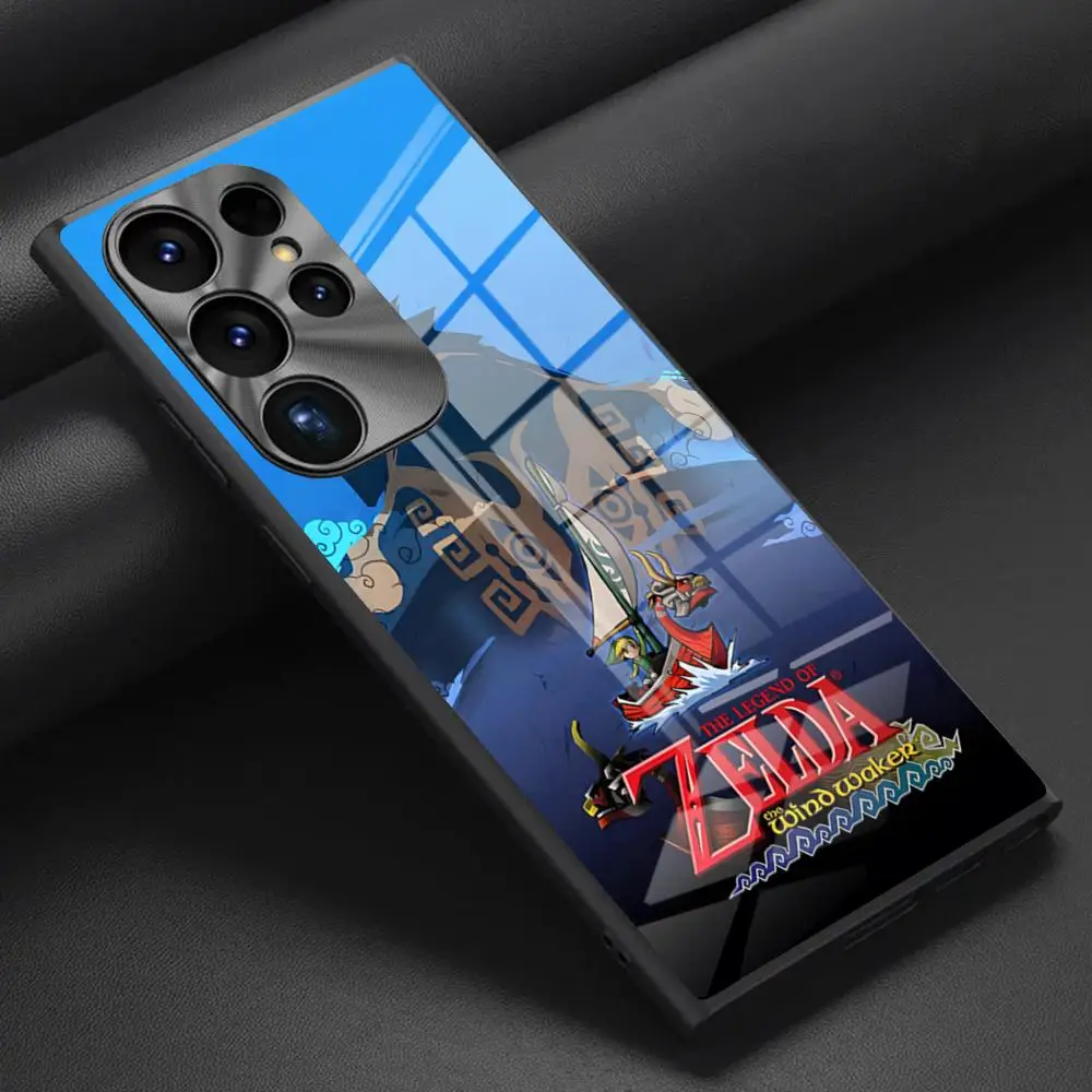 Legends game of z-Zeldas Phone Case for Samsung S24 S23 S21 S20 S22 A24 A34 A54 A53 Note 20 Pro Ultra Plus 2024 Glass Back Cover