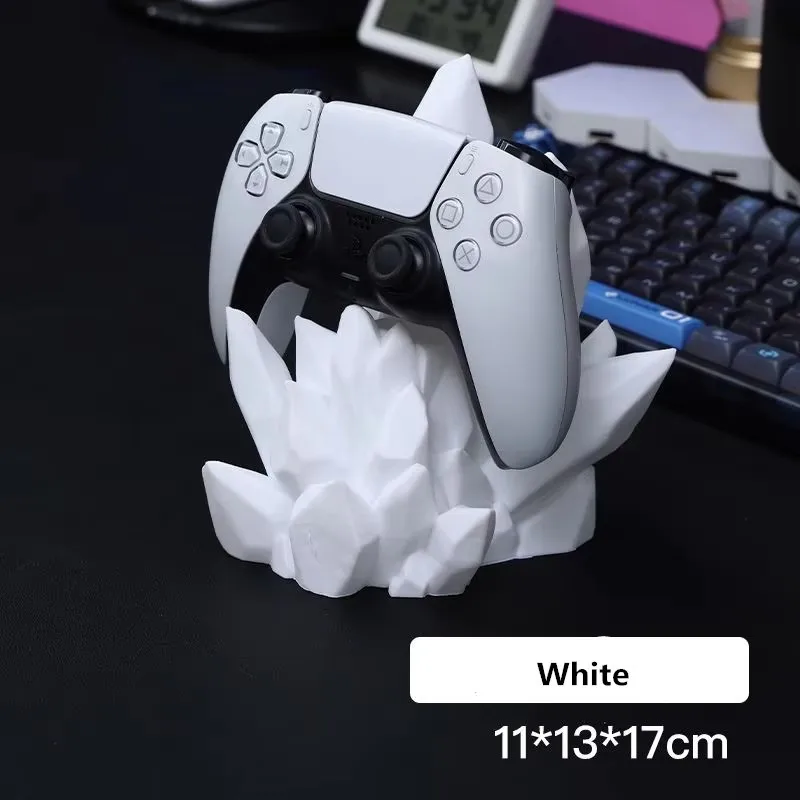 Creative Crystal Base Controller Stand Suitable for Xbox/Switch/PS5/PS4 3D Print Game Controller Stand Base Gamepad Accessories