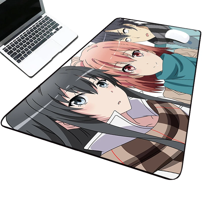 Yui yuigahama oregairu počítač myš blok sexy myš blok oddech blok anime myš rohože hráč rohož 350X600X2MM DIY notebook stolová hora herní