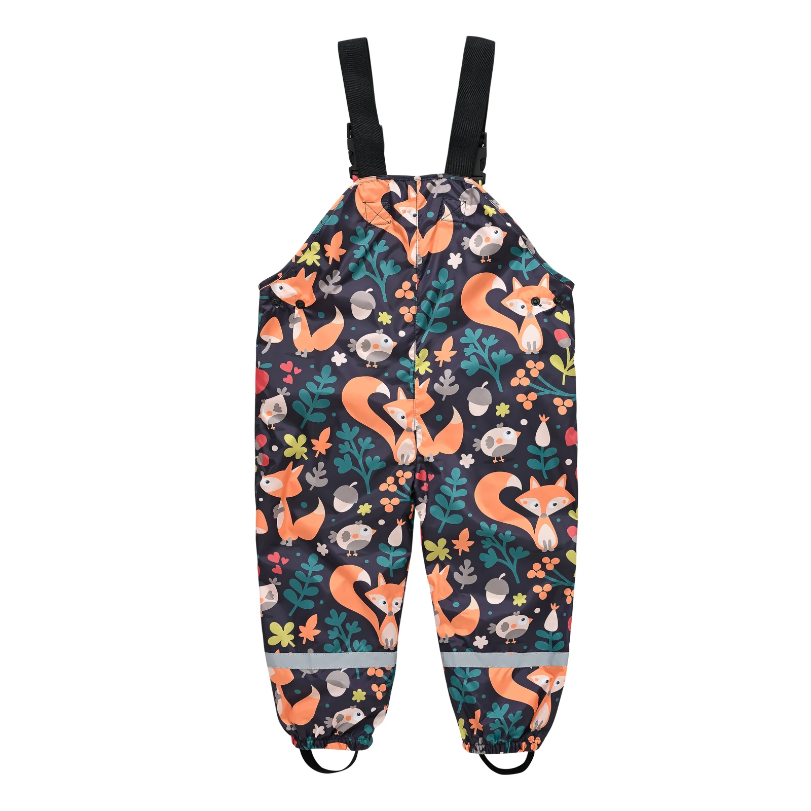 Cute & Stylish boys\' Star Graphic Overalls: The Perfect Casual Jumpsuit Rain Pants for Kids!