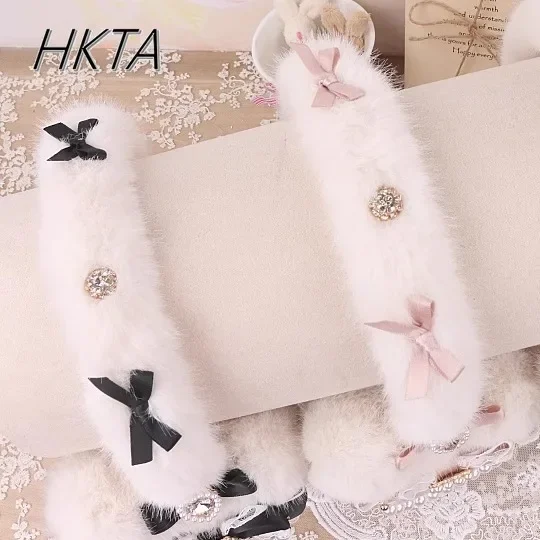 Handgemachte japanische Liz Sweet Mine Serie haarige große Liebe Schleife warme Ohren Gehörschutz weibliche Lolita Mädchen Winter neue warme