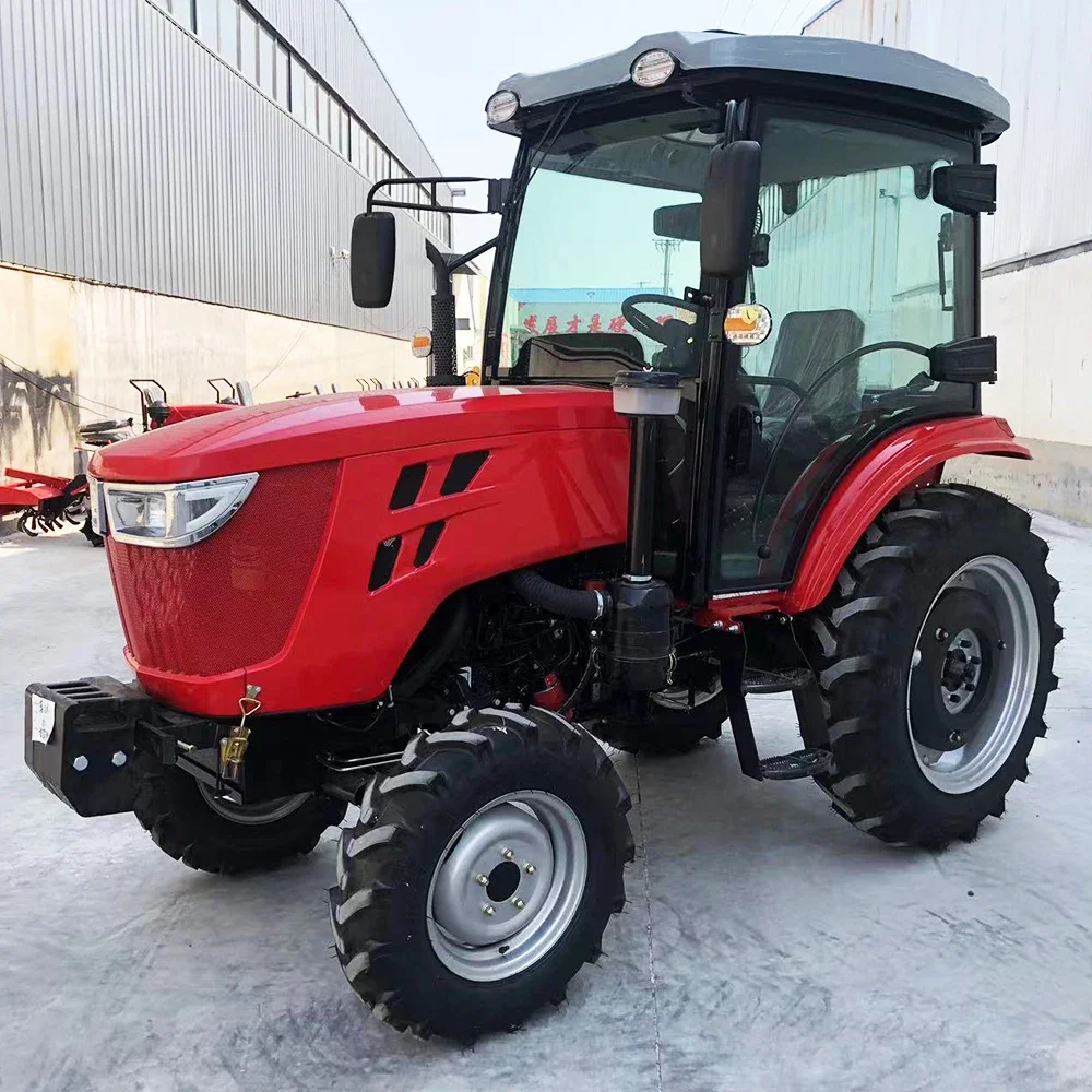 Multifunctional 4X4 Wheel 4WD 40hp 50hp 60hp 70hp 90hp 100hp Tractor Front Loader Farm Garden Tractor with Front End Loader