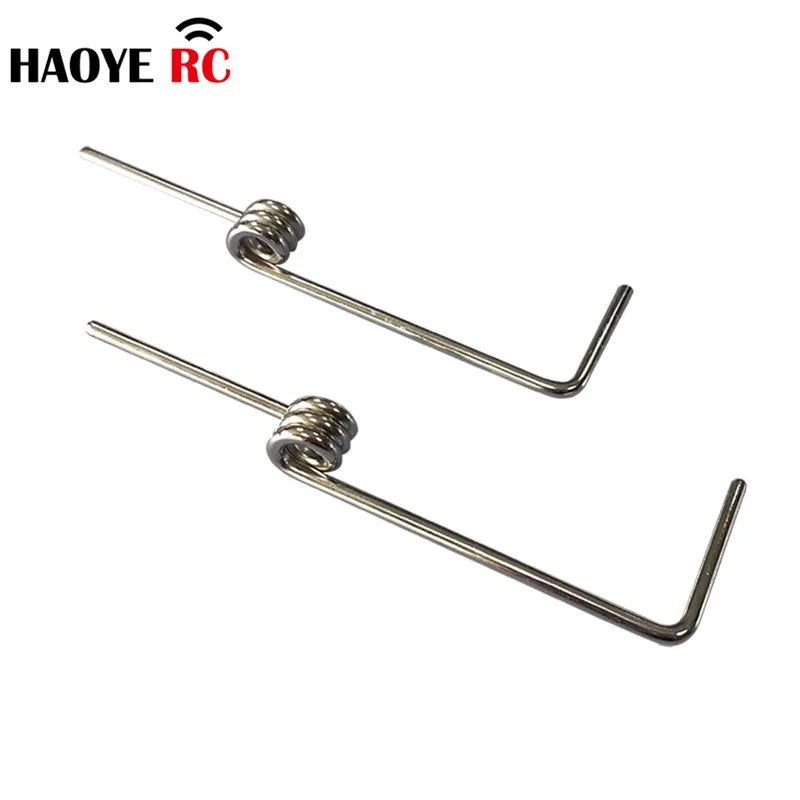 Haoye 5 Pcs Dia 4mm Length 145mm Metal Springs Rod Landing Gear Front Wheel For RC Airplane Model Parts Accessory