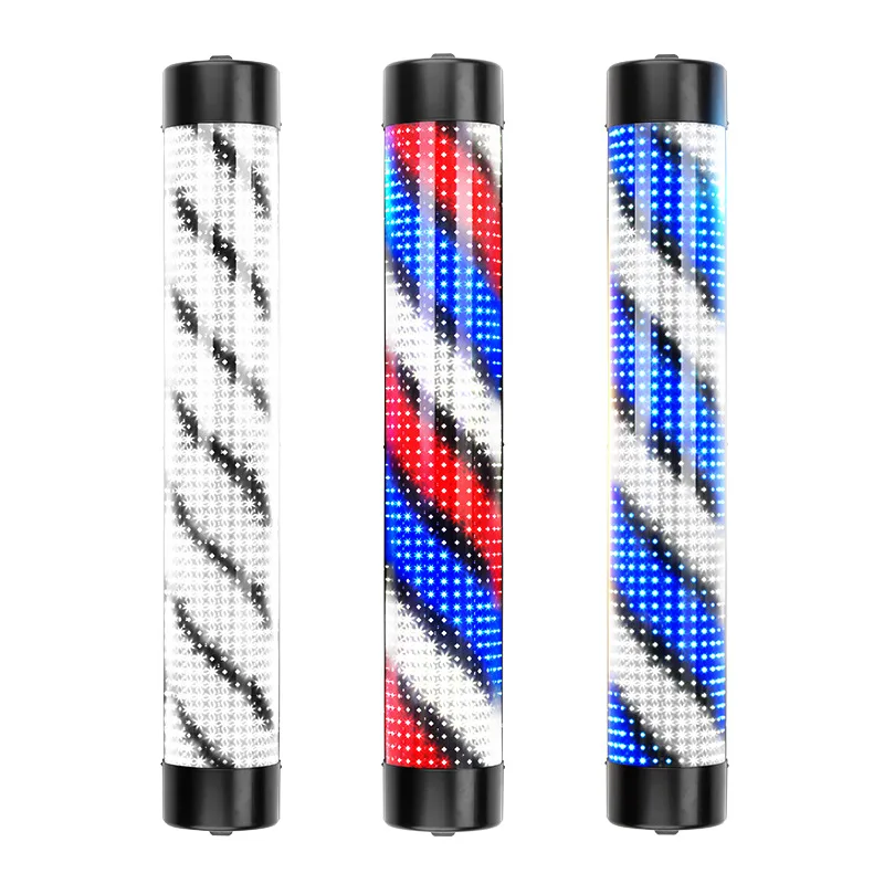 الدورية أضواء قضيب الحلاق صالون حلاقة القطب مقاوم للماء صالون الشعر داخلي علامات النيون الحائط تصفيف الشعر المشارب أضواء