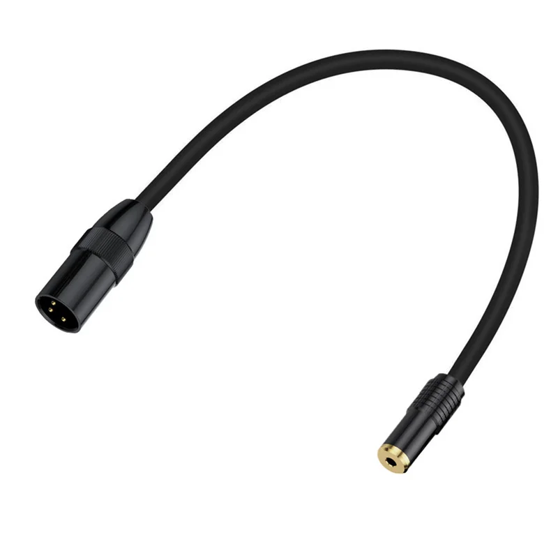 3.5mm to XLR 3.5mm Female to XLR Male Stereo Audio Adapter Cable for Camcorders Recorders Mixers Audio Converter Cable 1.8m