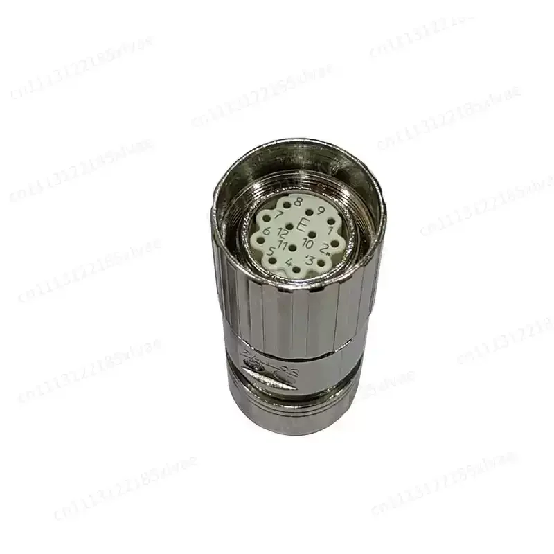 Standard M23 M623 Straight Type Internal Thread/External Thread 17 Pin Plug or Female Male Connector Single