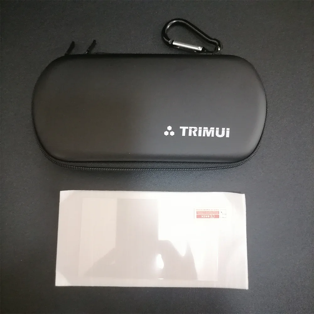 علبة سوداء من Trimui الذكية للمحترفين ، وحدة التحكم في الألعاب المحمولة ، حقيبة حمل محمولة ، شاشة 4.96 بوصة