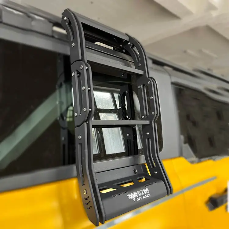 Universal Roof Rack Ladder Regular Size for SUV Truck Van Off Road Vehicle Cargo Access Climbing Step