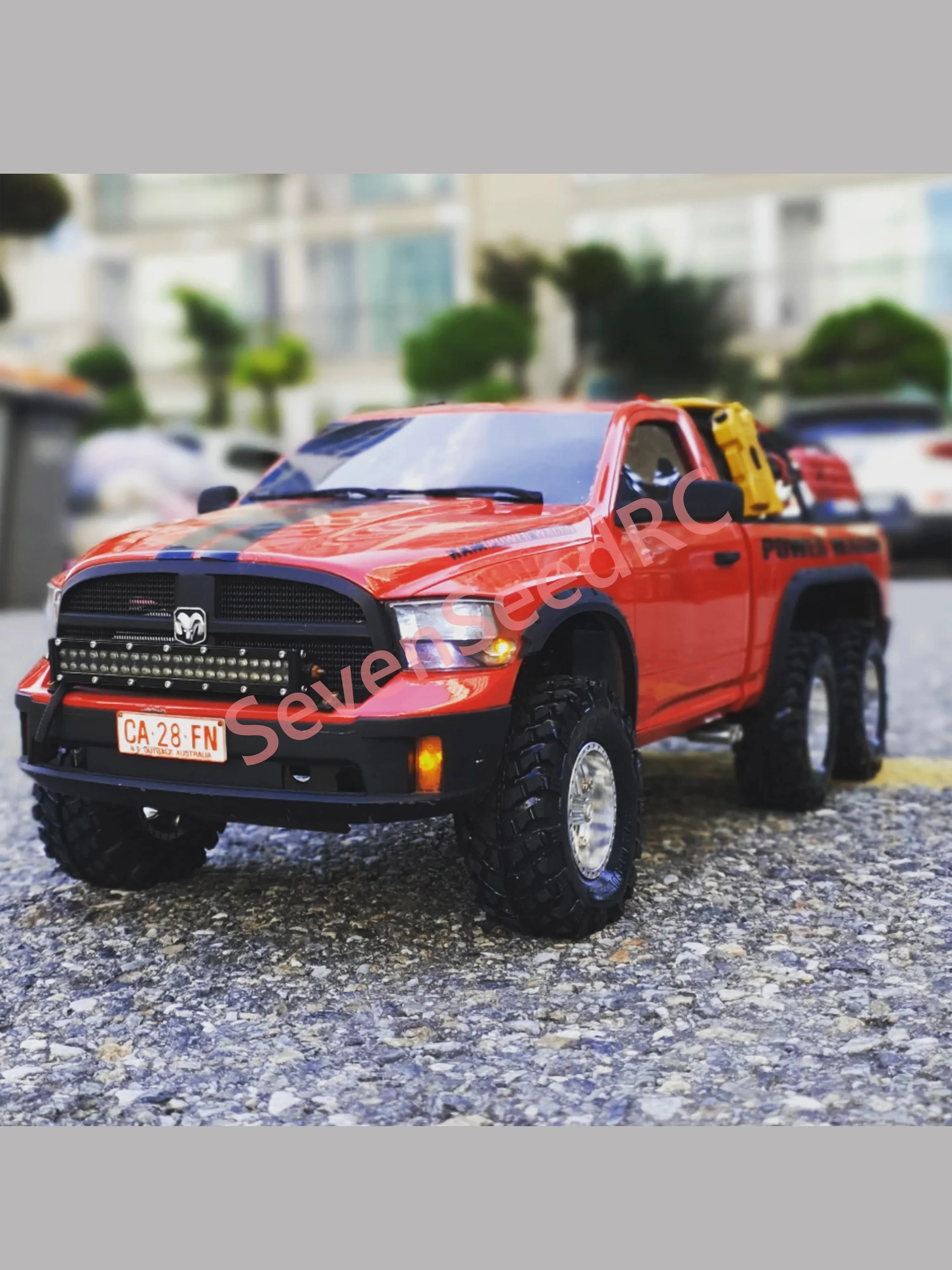 

3d Printed RC Body 2016 RAM 1500 1:10 Scale 324mm 6X6 for Trx6 SCX10 Trx4 Crossrc NT4 JT4 RC4WD