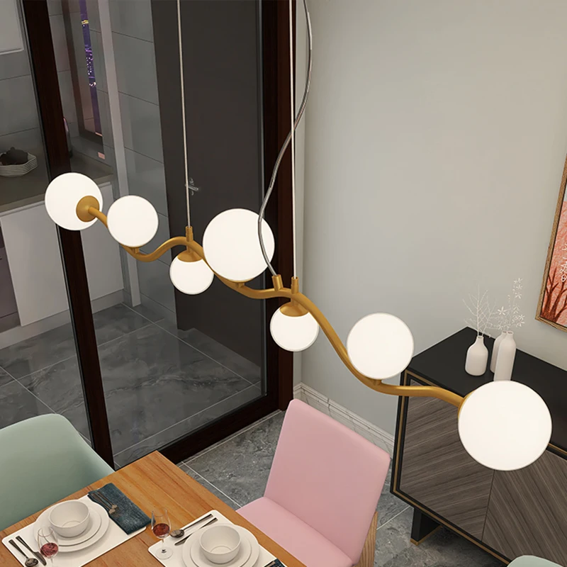 غرفة نوم حديثة ديكور غرفة الطعام مصابيح سقف LED أضواء قلادة إضاءة داخلية إضاءة داخلية مصباح سقف الثريا