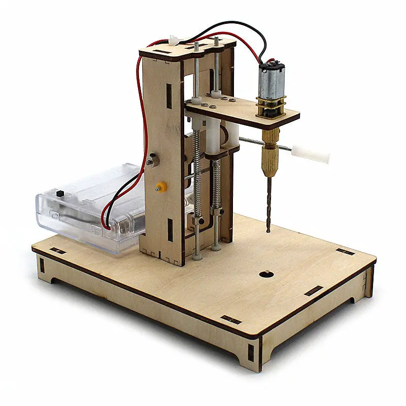 

Mini Benchtop Drill Technology Making Invention DIY Board Drilling Model Tool