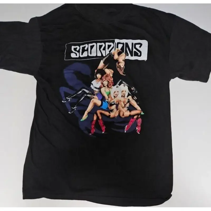 Sale Scor Pions Band Shirt Vintage S T Black S 2Xl