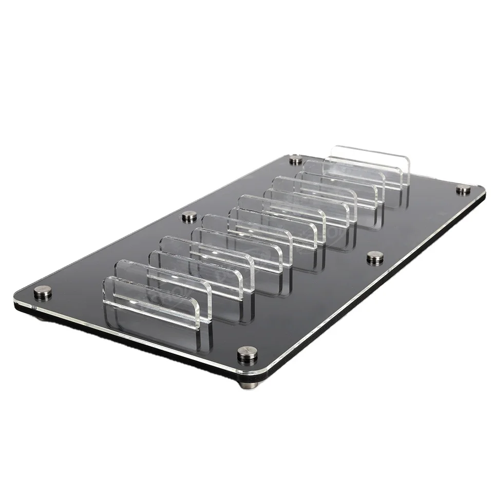 DCHOA Window Glass Model Car Window Tint Sample Display Holder Set Tempered Glass Front Windshield