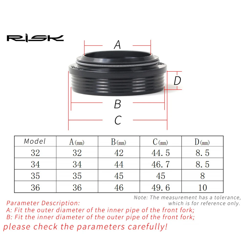 Bike Front Fork Dust Seal Repair Parts Kit, MTB Bicycle Suspension Circle, Oil Sponge, 32, 34, 35, 36mm Seal Rings, Repair Tool