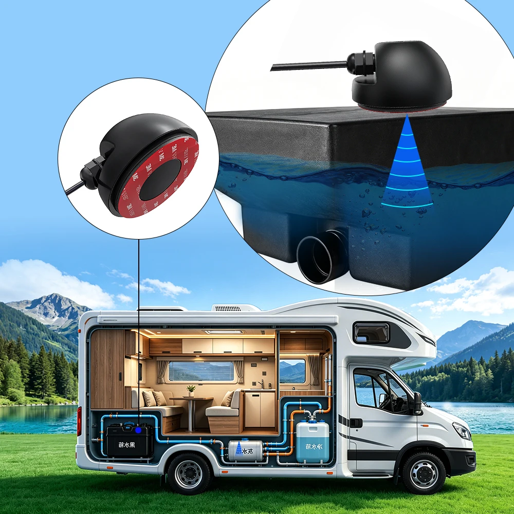 DYP-M01 IP67 Waterproof Smart Non-Contact Water tank Level Millimeter Wave Sensor for RV Black Tank Level Monitoring