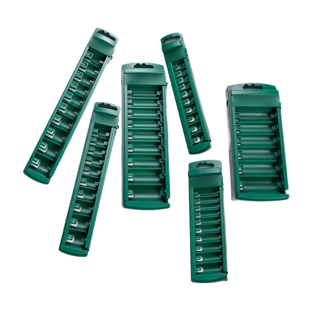 1pc Socket Organizer Box 3/8 1/4 1/2inch Drive ABS Plastic Socket Clip Rail Holder  For Electricians Socket Wrench Storage Box