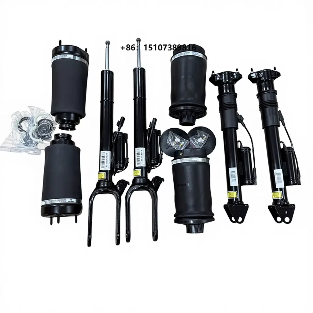 Full Set Front Rear Air Shock Strut With ADS 1643206013 1643203031 1643200625 for Mercedes W164 X164 06-12 Air Rubber Spring
