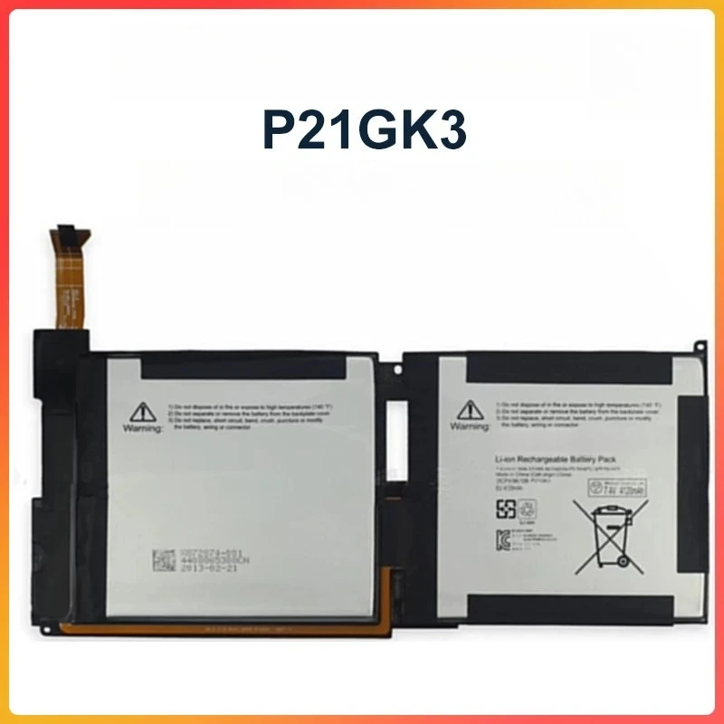 

P21GK3 Полностью совместимая сменная батарея для Microsoft Surface RT 1516, простая в установке и идеально подходящая для вашего планшета.