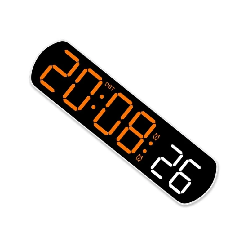Digital Table Clock with Jump Second Display Timer Alarm Clock for Home Bedroom DXAF
