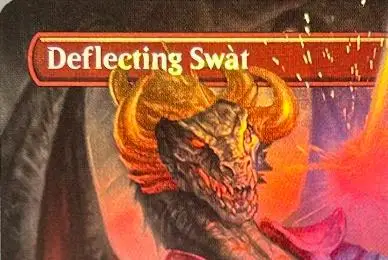 LK23 Deflecting Swat Flare of Duplication Hexing Squelcher Goldspan Dragon Hochwertige TCG Proxy-Karten (Black-Core) – Detail 2