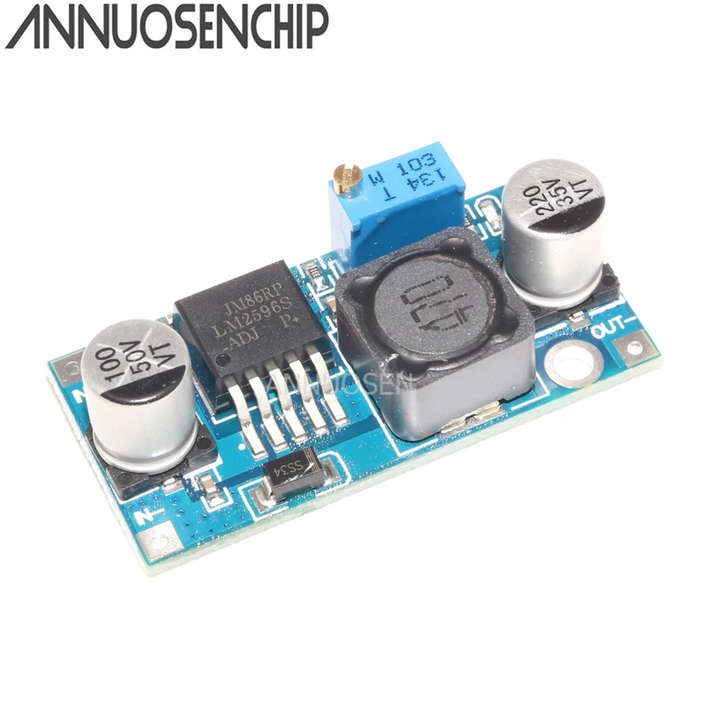 10 sztuk dc-dc przekształtnik buck moduł DC 4.0 ~ 40 do 1.3-37V regulowane napięcie Regulator LM2596S-ADJ LM2596S LM2596 ANNUOSENCHIP — zdjęcie produktu 2
