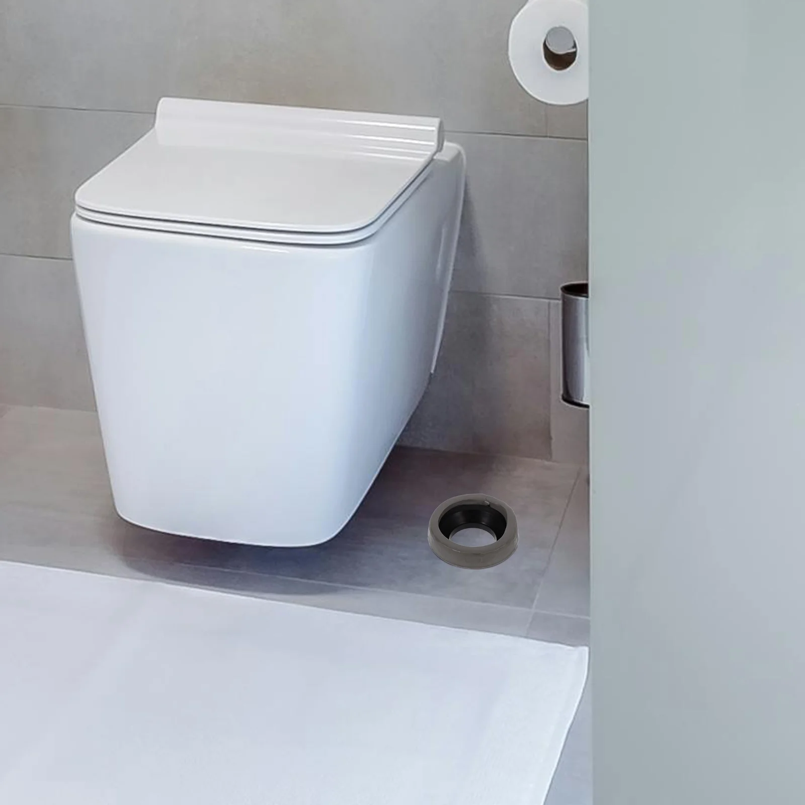 

Toilet Bowl Sealing Ring Anti-Leakage Toilet Base Ring Delicate Workmanship Reasonable Structure Universal Use