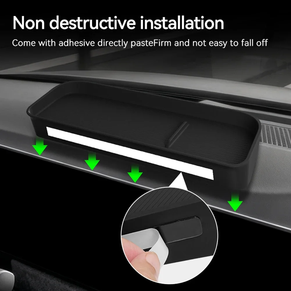 

For Kia EV3 2024+ Car Central Dashboard Control Screen Rear Storage Box Car Interior Storage Stowing Tidying Organizer Tray