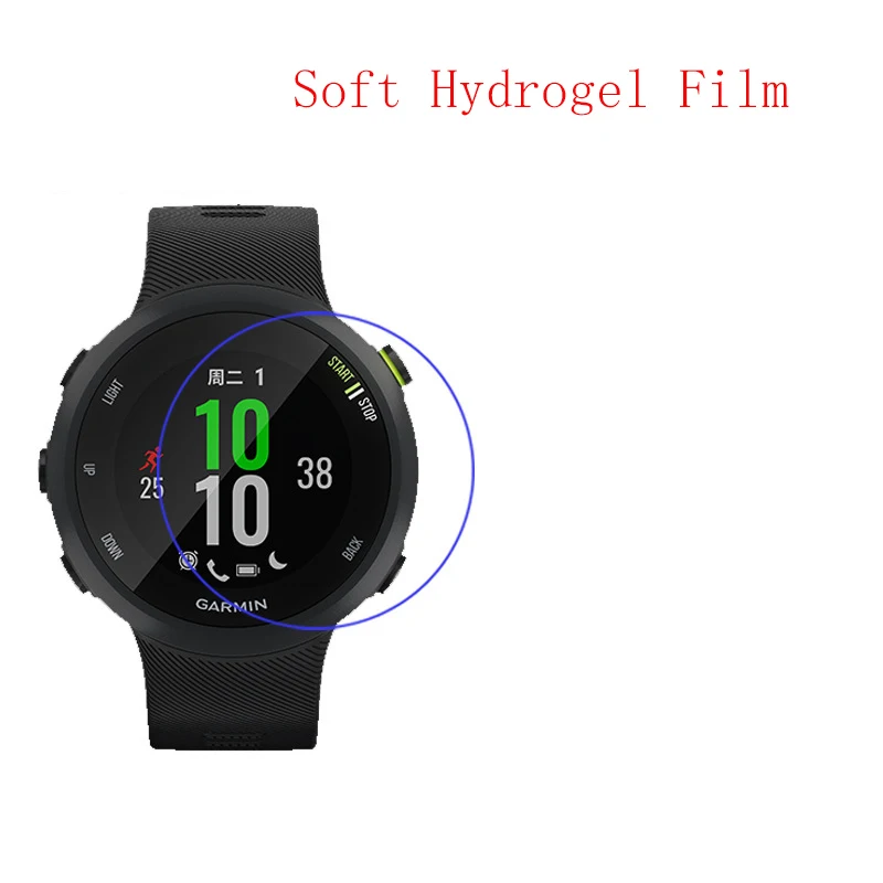 

Soft Hydrogel Film Clear HD Transparent Protector Protective Guard Smart watch for Garmin Foreruner 45 D35mm 10PCS