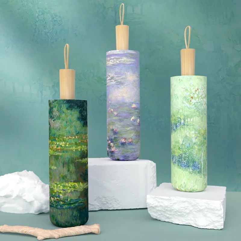 

16-костная картина маслом, зонт от солнца, новый трехкратный зонт в китайском стиле, ветрозащитный, прочный, всепогодный, для взрослых, двойной солнцезащитный козырек