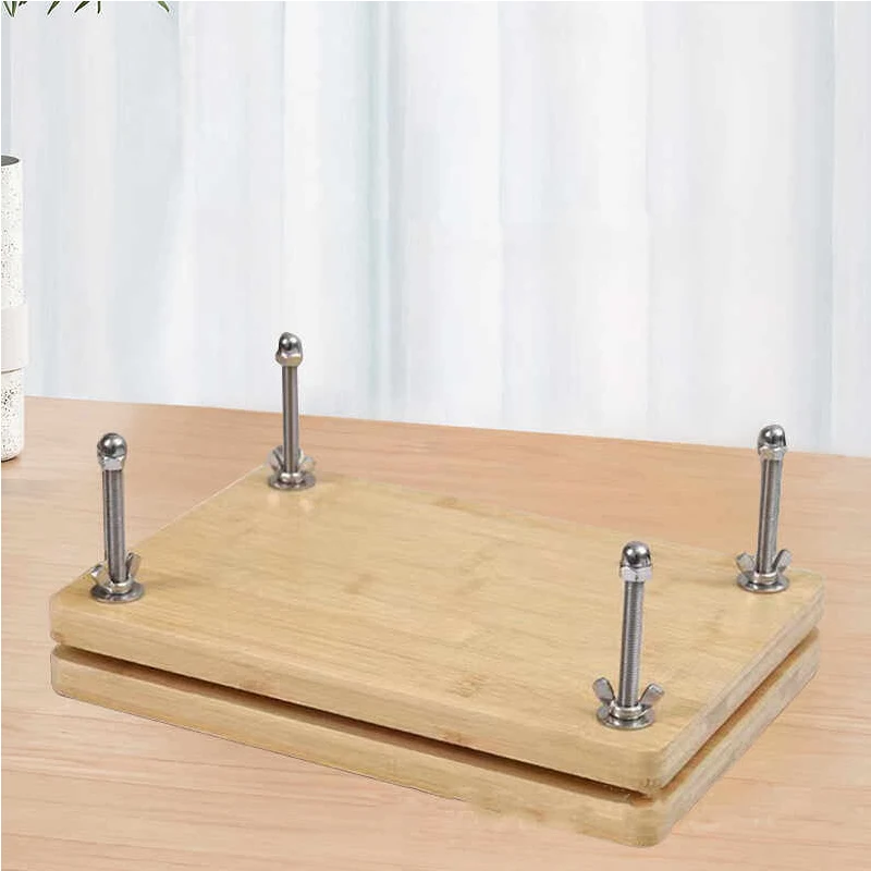 Picture 7: Book Press Wooden  Press Bookbinding Stable Book Binding Tool Manual Paper Press Handmade Book Binding 2/3Floor Desktop DIY Tool